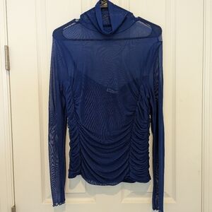 Women's Ruched Turtleneck